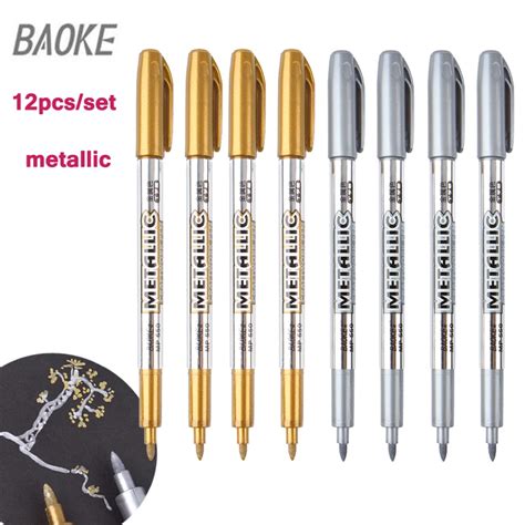 dark metallic fabric marker|permanent fabric marker pens.